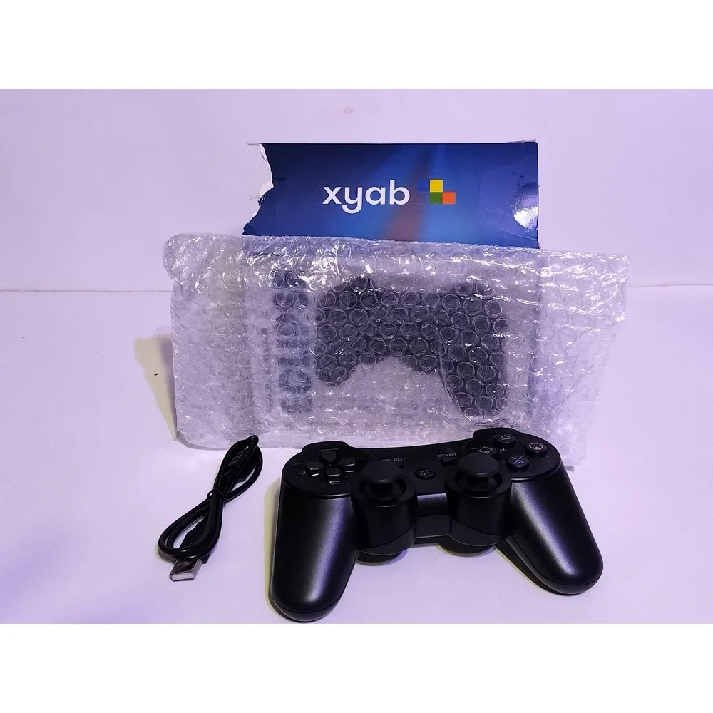 XYAB Eclipse Wireless Sony PS3 Controller Black Double-Shock 2.4GHz New Unused